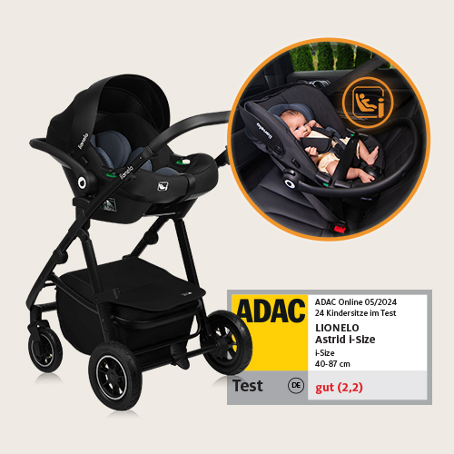 Lionelo Amber Plus 3-in-1 Beige Sand — Multifunktionskinderwagen